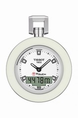 Tissot Pocket Touch White Dial Stainless Steel Case Men's Quartz Watch T8574201901100