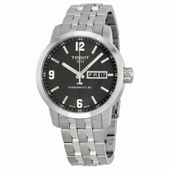Tissot Powermatic 80 Black Dial Stainless Steel Men's Watch T0554301105700