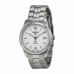 Tissot PR100 White Dial Stainless Steel Men's Watch T0494101101700