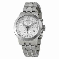 Tissot PRC200 Chronograph White Dial Stainless Steeel Men's Watch T0552171101800
