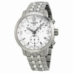 Tissot PRC200 Chronograph White Dial Stainless Steel Men's Watch T0554171101700