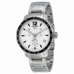 Tissot Quickster Chronograph Silver Dial Stainless Steel Case Men's Sports Watch T0954171103700