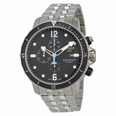 Tissot Seastar Chronograph Black Dial Men's Watch T0664271105700