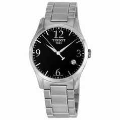 Tissot Stylis T Black Dial Stainless Steel Men's Watch T028.410.11.057.00
