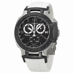 Tissot T Race Chronograph White Rubber Strap Men's Watch T0484172705705