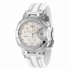 Tissot T-Race White Mother Of Pearl Dial White Silicone Men's Sports Watch T0484171711600