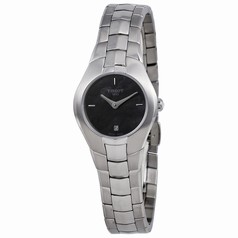 Tissot T Trend T Round Black Dial Stainless Steel Ladies Watch T0960091112100