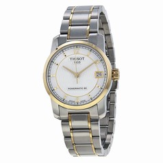 Tissot T-Classic Automatic Mother of Pearl Dial Two-tone Ladies Watch T0872075511700