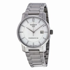 Tissot T-Classic Automatic Silver Dial Titanium Men's Watch T0874074403700