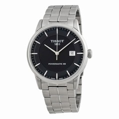 Tissot T-Classic Powermatic 80 Automatic Black Dial Stainless Steel Men's Watch T0864071105100