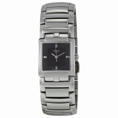 Tissot T-Evocation Black Dial Stainless Steel Ladies Watch T0513101105100