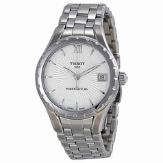 Tissot T-Lady Powermatic Automatic Silver Dial Stainless Steel Ladies Watch T0722071103800