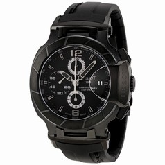 Tissot T-Race Black Dial Chronograph Automatic Black Rubber Men's Watch T048.427.37.057.00