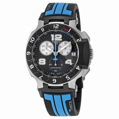 Tissot T-Race MotoGP Chronograph Black Dial Black and Blue Silicone Men's Watch T0484172720700