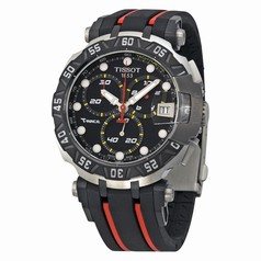 Tissot T-Race Stefan Bradl Black Dial Black And Red Rubber Men's Sports Watch T0924172705100