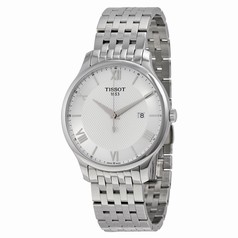 Tissot Tradition Men's Silver Dial Stainless Steel Men's Watch T0636101103800