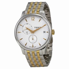 Tissot Tradition Silver Dial Two-tone Men's Watch T0636392203700