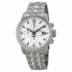 Tissot T-Sport PRC 200 Automatic Chronograph White Dial Stainless Steel Men's Watch T0554271101700