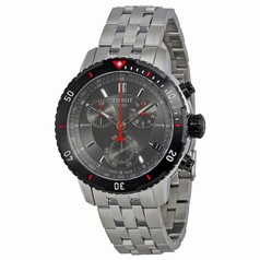 Tissot T-Sport PRS200 Chronograph Black Textured Dial Men's Watch T0674172105100