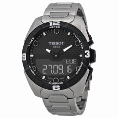 Tissot T-Touch Expert Solar Black Dial Titanium Men's Watch T0914204405100