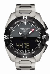Tissot T-Touch Expert Solar Grey-Black Dial Titanium Band and Case Men's Sports Watch T0914204408100