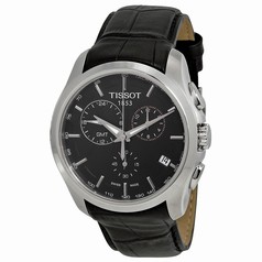 Tissot T-Trend Couturier Chronograph GMT Black Dial Men's Watch T0354391605100