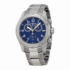 Tissot V8 Blue Dial Stainless Steel Men's Watch T0394171104703