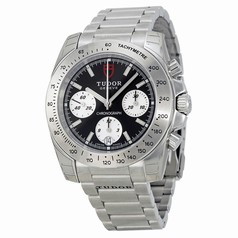 Tudor Chronograph Black Dial Stainless Steel Watch 20300-BKSSS
