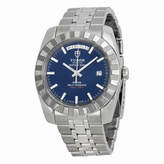 Tudor Date and Day Classic Automatic Blue Dial Stainless Steel Men's Watch 23010-BLSSS