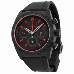 Tudor Fastrider Black Shield Black Dial Blsck Rubber Men's Watch 42000CR-BKSBKRS