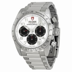 Tudor Fastrider White Dial Chronograph Stainless Steel Men's Watch 42000-WASS