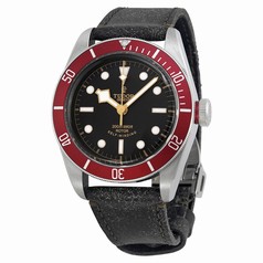 Tudor Heritage Black Bay Black Leather Men's Watch 79220R-BKLS