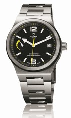 Tudor North Flag Black Dial Stainless Steel Automatic Men's Watch 91210N-BKSS