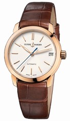 Ulysse Nardin Classico Lady Eggshell Dial Leather Strap Automatic Ladies Watch 8106-116-2-90