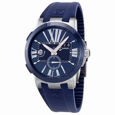 Ulysse Nardin Executive Dual Time Automatic Blue Dial Men's Watch 243-00-3-43