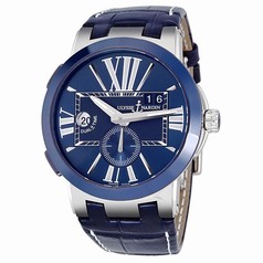 Ulysse Nardin Executive Dual Time Automatic Blue Dial Men's Watch 243-00-43