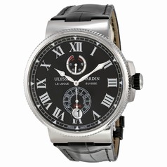 Ulysse Nardin Marine Chronometer Black Dial Automatic Men's Watch 1183-122-42-V2
