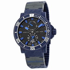 Ulysse Nardin Marine Chronometer Black Dial Blue Automatic Men's Watch 263-97LE-3C