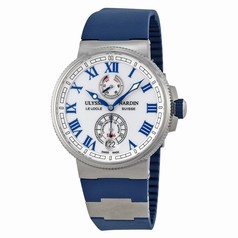 Ulysse Nardin Marine Chronometer White Dial Automatic Men's Watch 1183-126-3-40