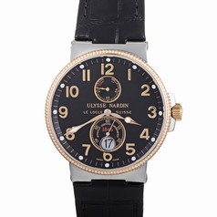 Ulysse Nardin Maxi Marine Black Dial Diamond Automatic Men's Watch 265-66-BLACK