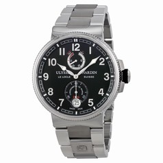 Ulysse Nardin Maxi Marine Black Dial Stainless Steel Men's Watch 1183-126-7M-62