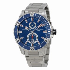 Ulysse Nardin Maxi Marine Diver Blue Dial Stainless Steel Men's Watch 263-10-7M-93