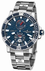 Ulysse Nardin Maxi Marine Diver Blue Dial Titanium Men's Watch 263-90-7M-93