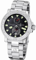 Ulysse Nardin Maxi Marine Diver Chronometer Black Dial Stainless Steel Men's Watch 263-33-7-92