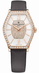 Vacheron Constantin Malte Silver Diamond Pave Dial Ladies Watch 25530000R-9802