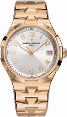 Vacheron Constantin Overseas Silver DIal 18kt Rose Gold Ladies Watch 47560D10R-9672