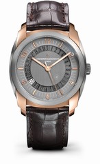 Vacheron Constantin Quai De L'ile Date Grey Dial Men's Watch 86050/000R-I022I