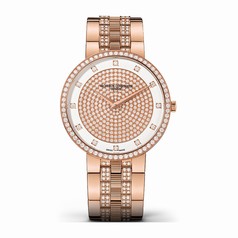 Vacheron Constantin Traditionnelle Diamond Pink Gold Men's Watch 81576V03R-9695