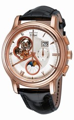 Zenith Chronomaster Open Grande Date Moonphase Silver Dial Black Leather Men's Watch 18.1260.4047-01.C505
