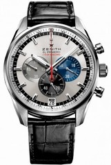Zenith El Primero Striking 10th Silver Dial Automatic Chronograph Men's Watch 032041405269496